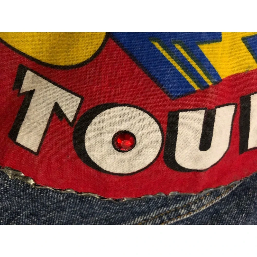 Vtg Levis Trucker Jacket Men's‎ M Blue Denim 70507-4890 Mickey Mouse World Tour
